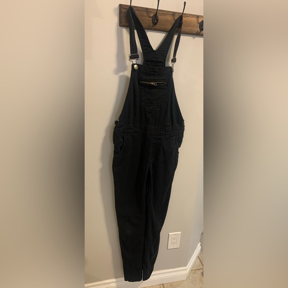 Triple Five Soul Black Cotton Zip Detail Overalls - XS - Picture 8 of 15